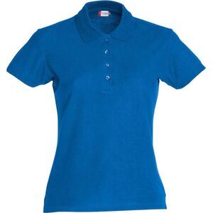 Clique Womens/Ladies Plain Polo Shirt / Royal Blue